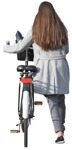 Woman cycling  (10251) - miniature
