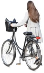 Woman cycling  (10250) - miniature