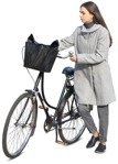 Woman cycling photoshop people (9899) - miniature