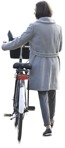 Woman cycling people png (10390) - miniature