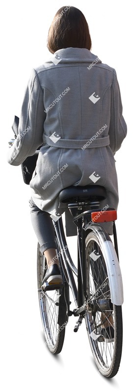 Woman cycling people png (10178)