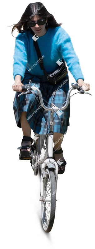 Woman cycling photoshop people (18204)