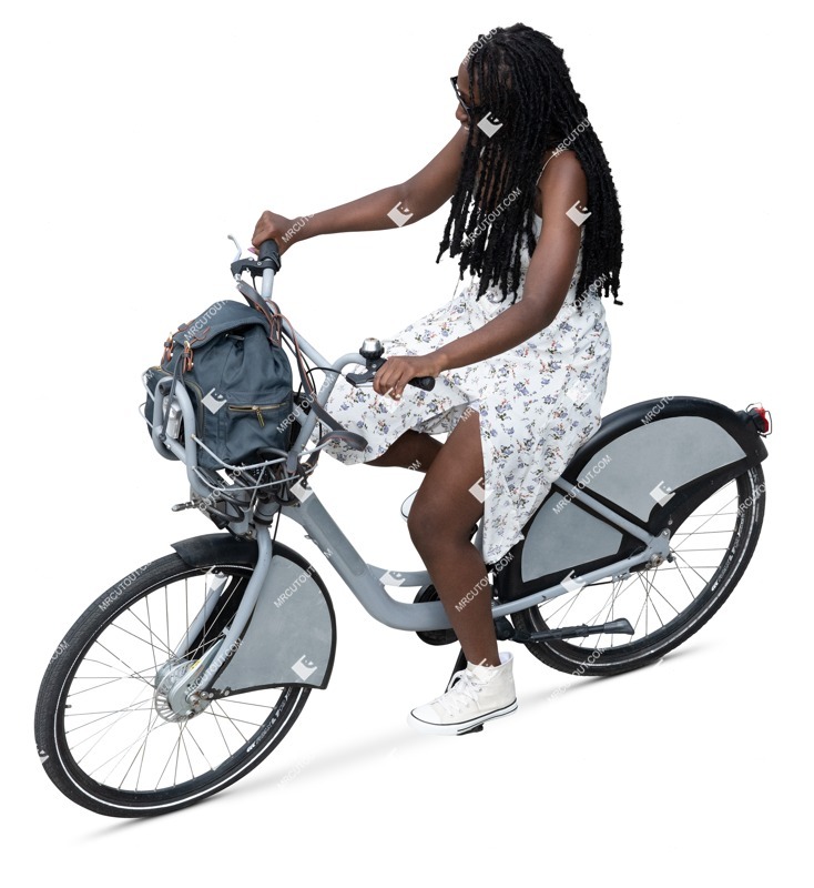 Woman cycling png people (18738)