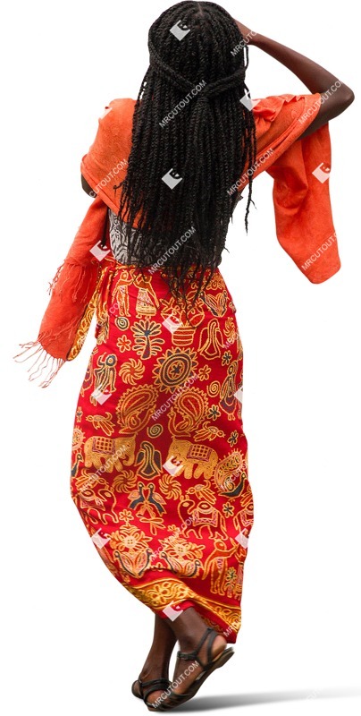 Woman dancing cut out pictures (923)