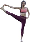Woman doing yoga png people (5249) - miniature
