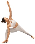 Woman doing yoga people png (12600) - miniature