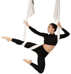 Woman doing yoga people png (12607) - miniature