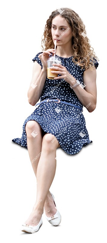 Woman drinking person png (8301)