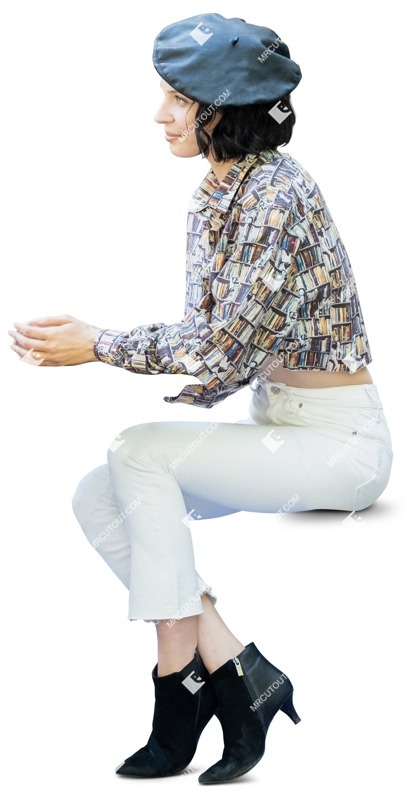 Woman drinking people png (14947)