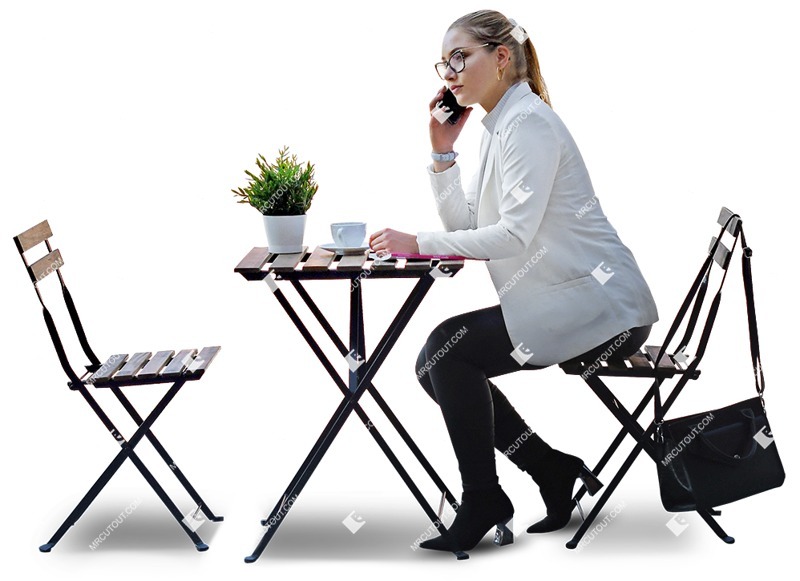 Woman drinking coffee human png (7921)