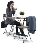 Woman drinking coffee people png (10534) - miniature
