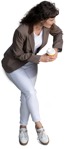 Woman drinking coffee people png (13623) - miniature