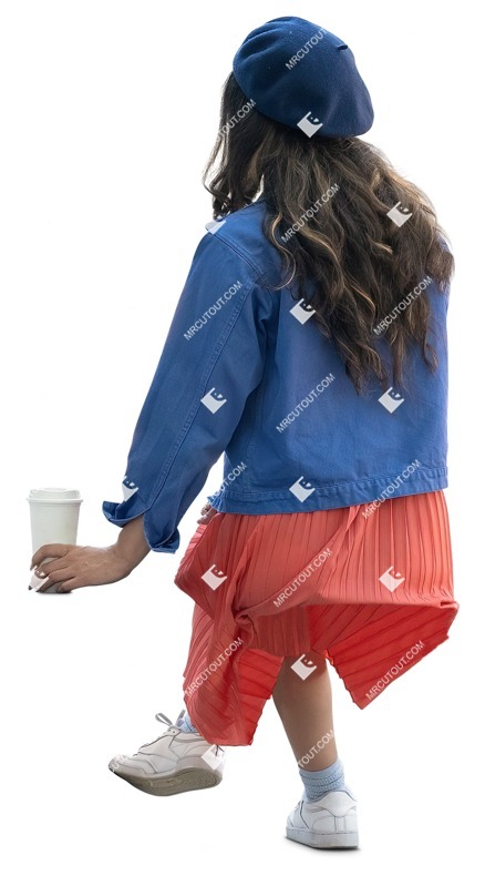Woman drinking coffee people png (12093)
