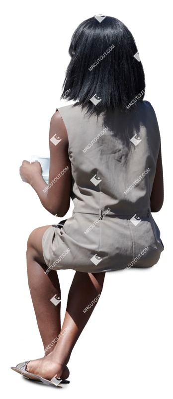 Woman drinking coffee people png (19019)