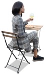 Woman drinking wine people png (12438) - miniature