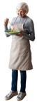 Woman eating people png (8308) - miniature