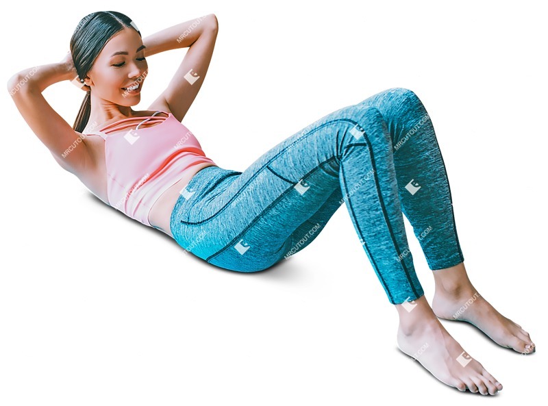 Woman exercising person png (8136)