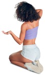 Woman exercising people png (11221) - miniature