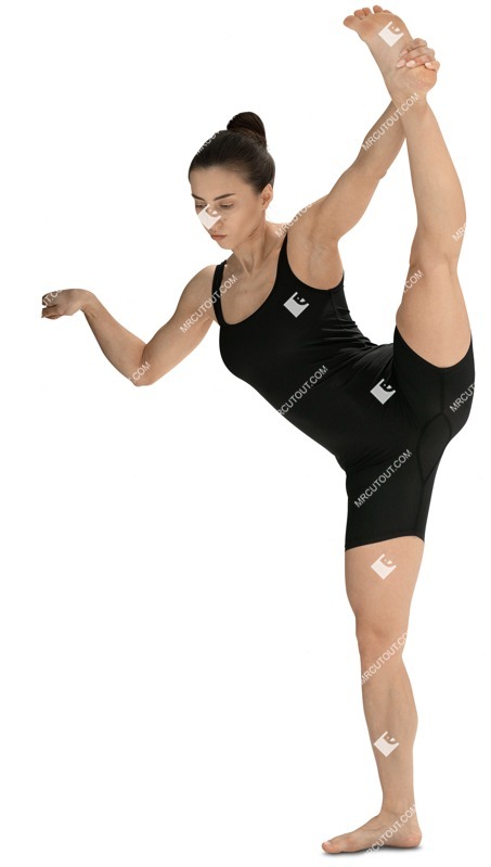Woman exercising human png (12989)