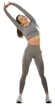 Woman exercising people png (14391) - miniature