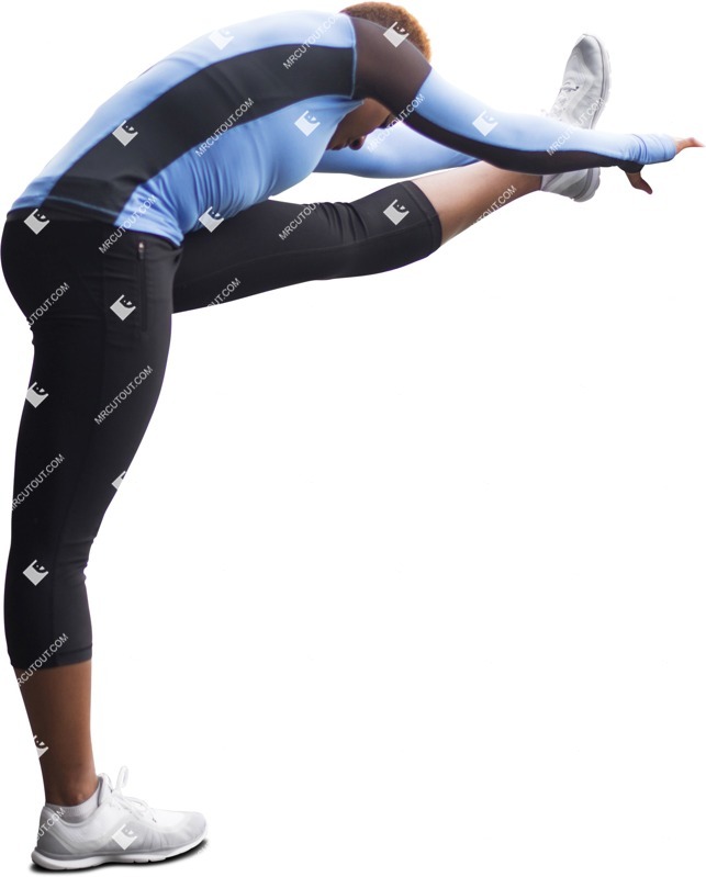 Woman exercising person png (6599)