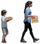 Woman gardening people png (20382) - miniature