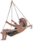 Woman in a swimsuit lying people png (3213) - miniature