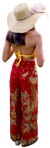 Cut out people - Woman In A Swimsuit Standing 0003 | MrCutout.com - miniature