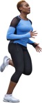 Woman jogging person png (6567) - miniature