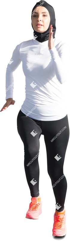 Woman jogging people png (6988)