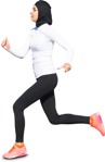 Woman jogging  (6661) - miniature