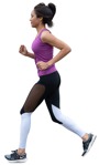 Woman jogging png people (12053) | MrCutout.com - miniature