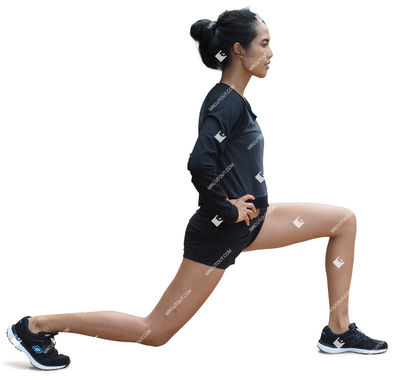 Woman jogging photoshop people (1544)