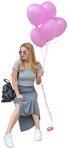 Woman on a party png people (3054) - miniature