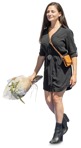 Woman on a party people png (12712) - miniature