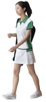 Woman playing tennis people png (7520) - miniature