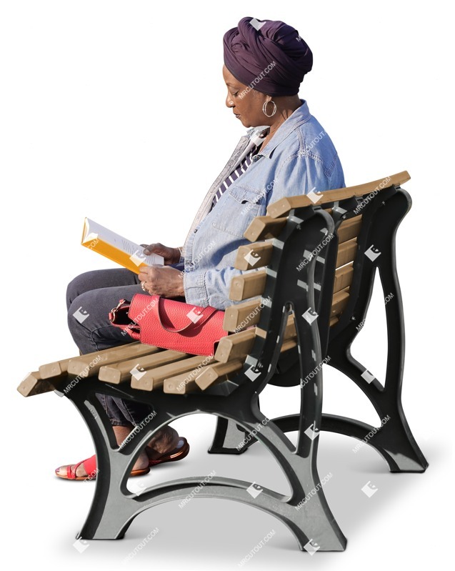 Woman reading a book photoshop people (18461)