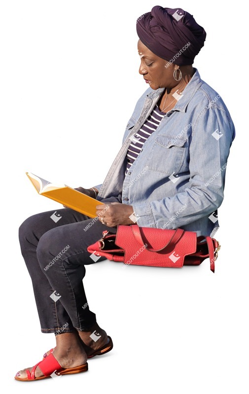 Woman reading a book people png (18835)