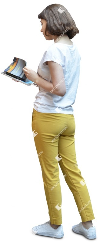 Woman reading a book learning people png (7052)