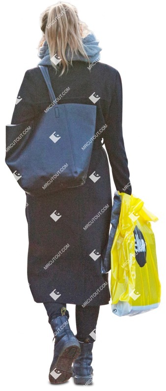 Woman shopping people png (3024)