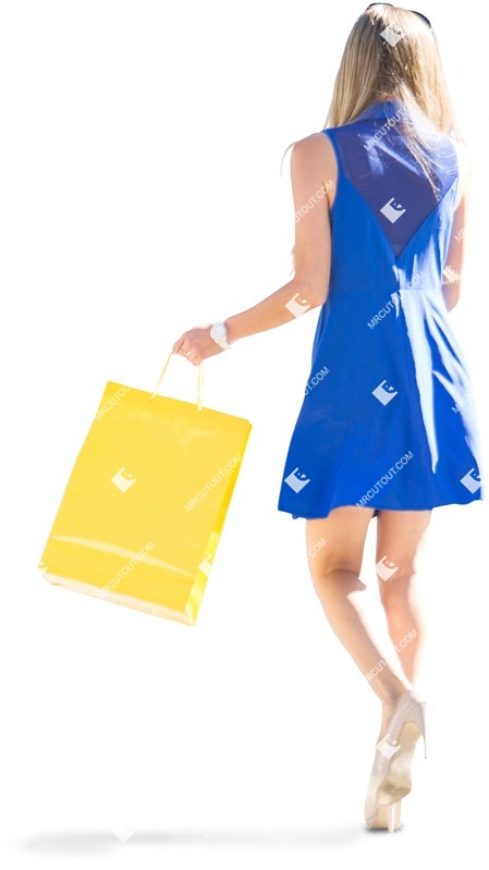 Woman shopping people png (4653)