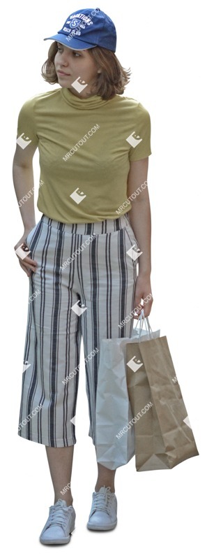 Woman shopping people png (6200)