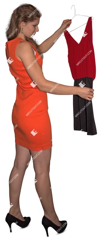Woman shopping people png (2270)