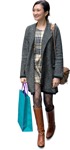 Woman shopping people png (6520) - miniature