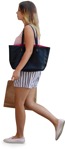 Woman shopping people png (6608) - miniature