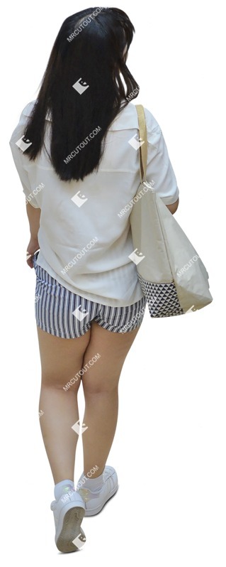 Woman shopping person png (8787)