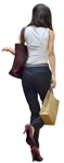 Woman shopping people png (8004) - miniature
