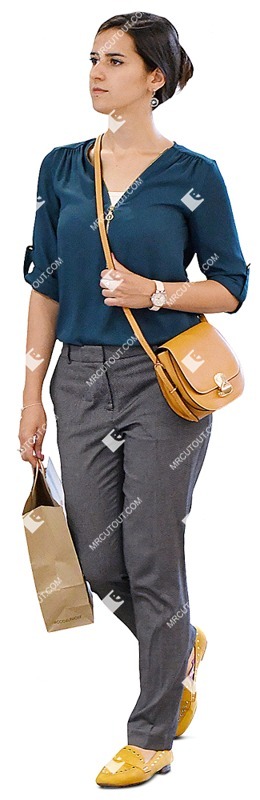 Woman shopping cut out pictures (8202)