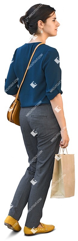 Woman shopping cut out pictures (8472)