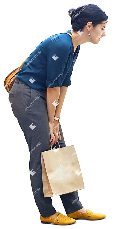 Woman shopping cut out pictures (8471)